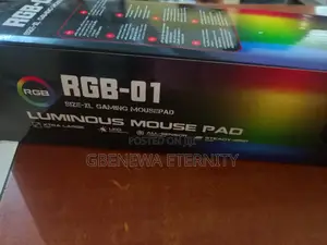 RGB Gaming Mouse Pad, Soft Glowing 14 Led Modes Keyboard Pad