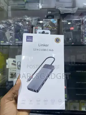 Wiwu Linker 12-in-1 Usb-C Hub With Hdmi, Vga, Lan Pd 100w