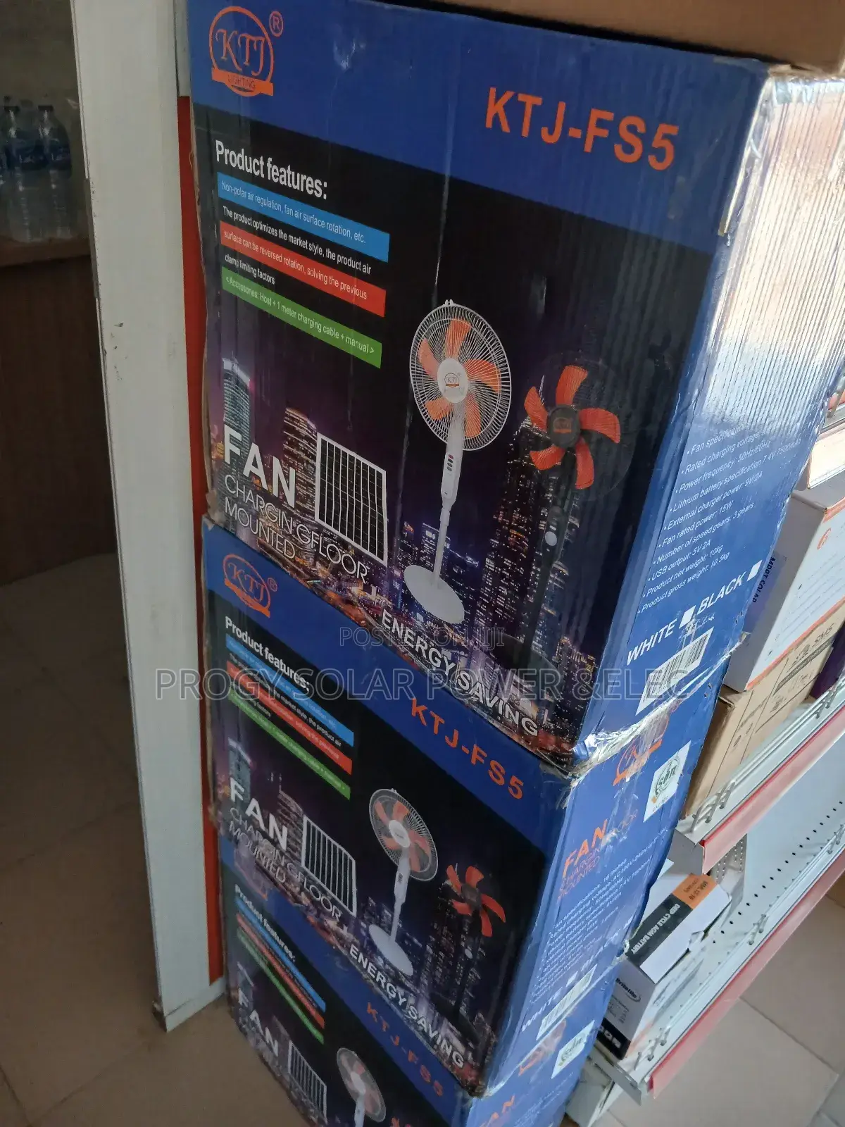 Solar Rechargeable Fans