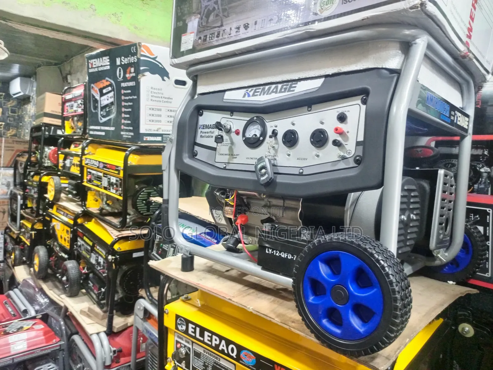 Kemage Generator (4.5kva) Copper Wire, Remote Control
