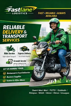 Fastlane Logistics: Fast, Reliable Rides Delivery in Owerri Futo.