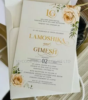 Wedding Invitation Card Printing| Custom Wedding Card