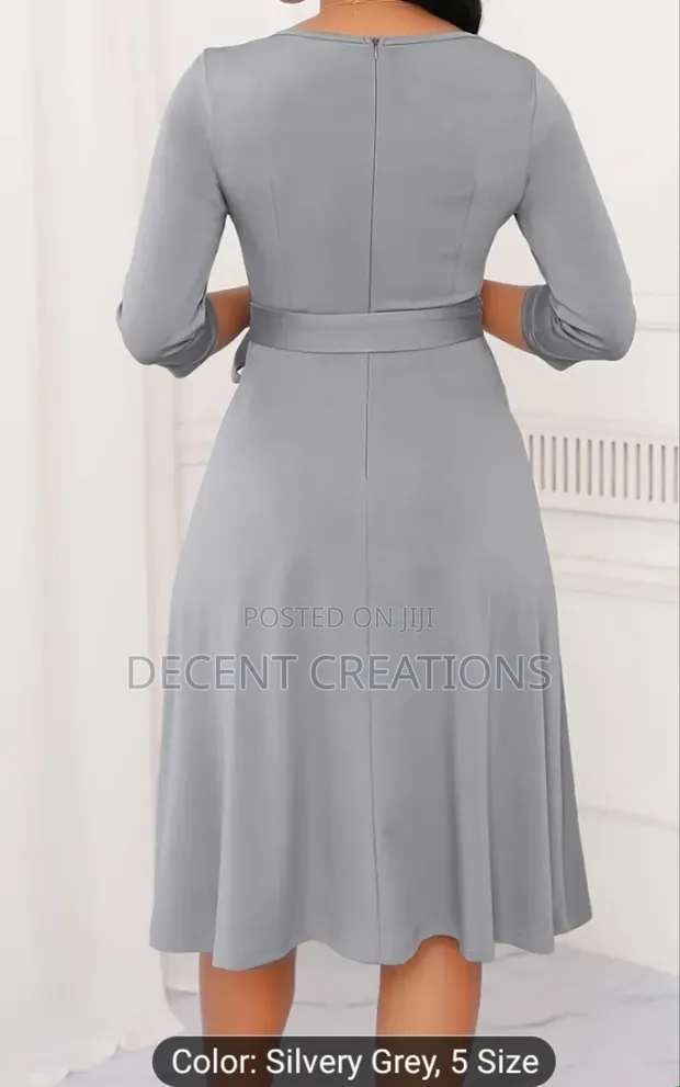 End of May Promo: New Ladies Silvery Gray Work Dress for sale - Decent  Creations  Price:  18,000 on Jiji.ng [Apo District]