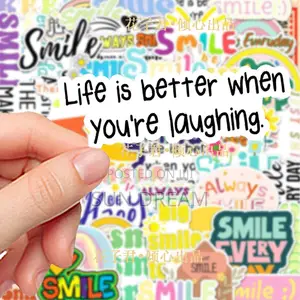 50 Pieces Self-Esteem Stickers Positive Stickers Home Decoration