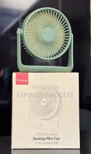 Yoobao Rechargeable Desktop Mini Fan.