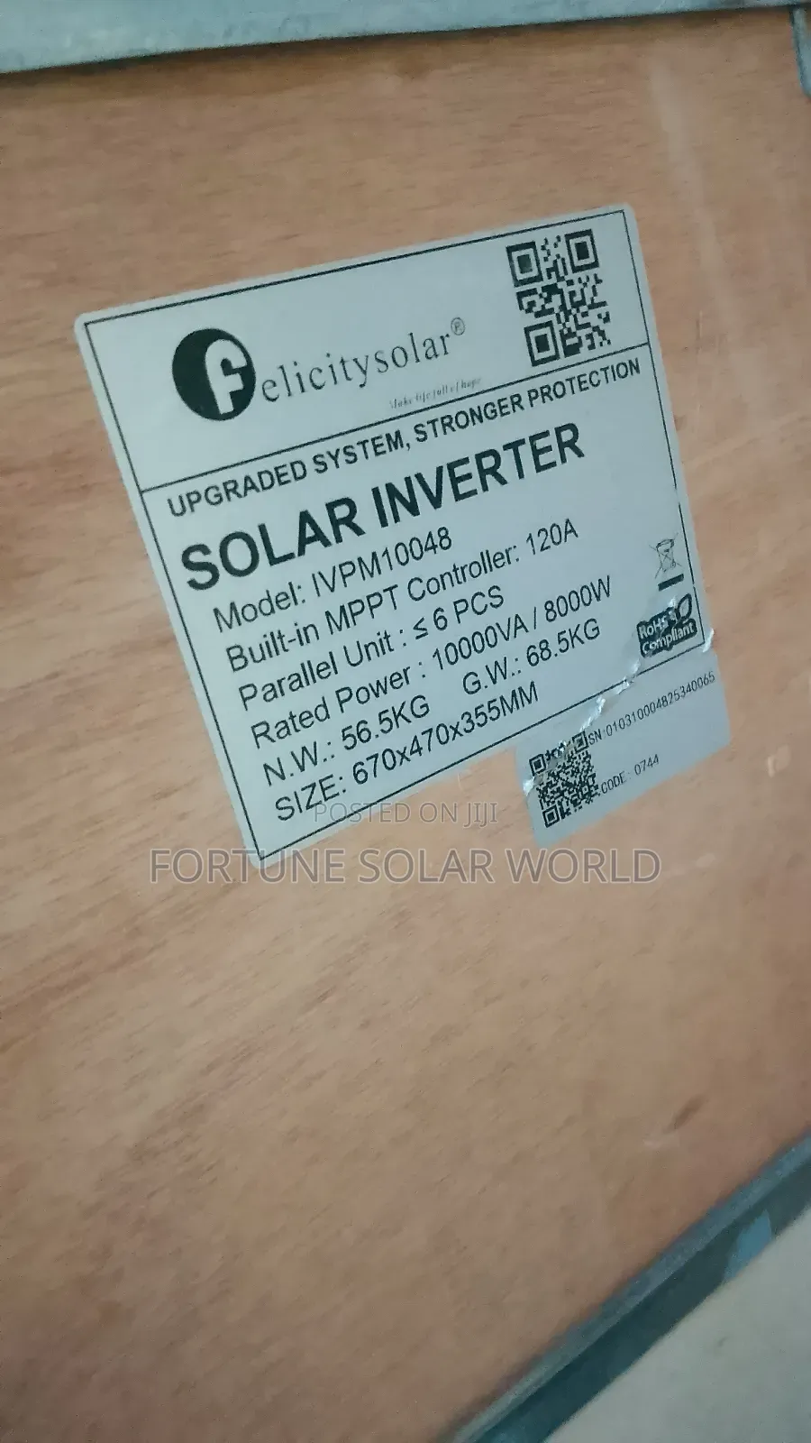 10kva Hybrid 48v Felicity Solar Inverter