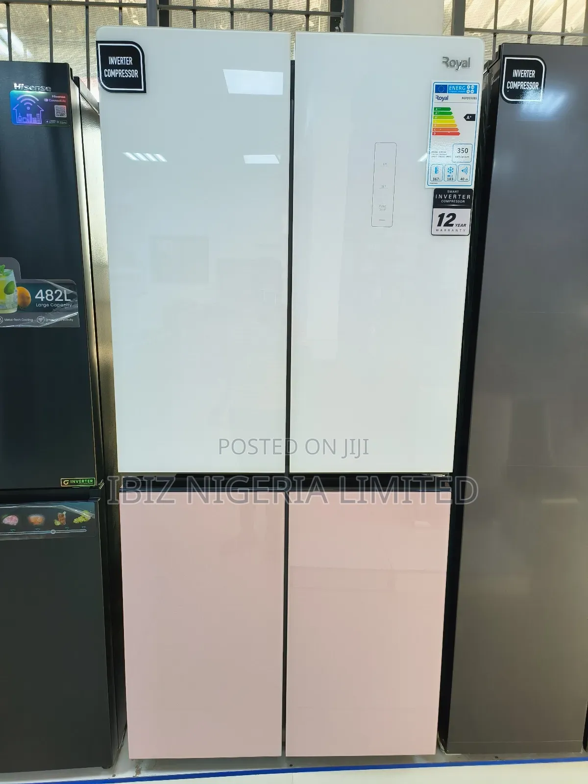 Royal Side By Side Fridge (550l)
