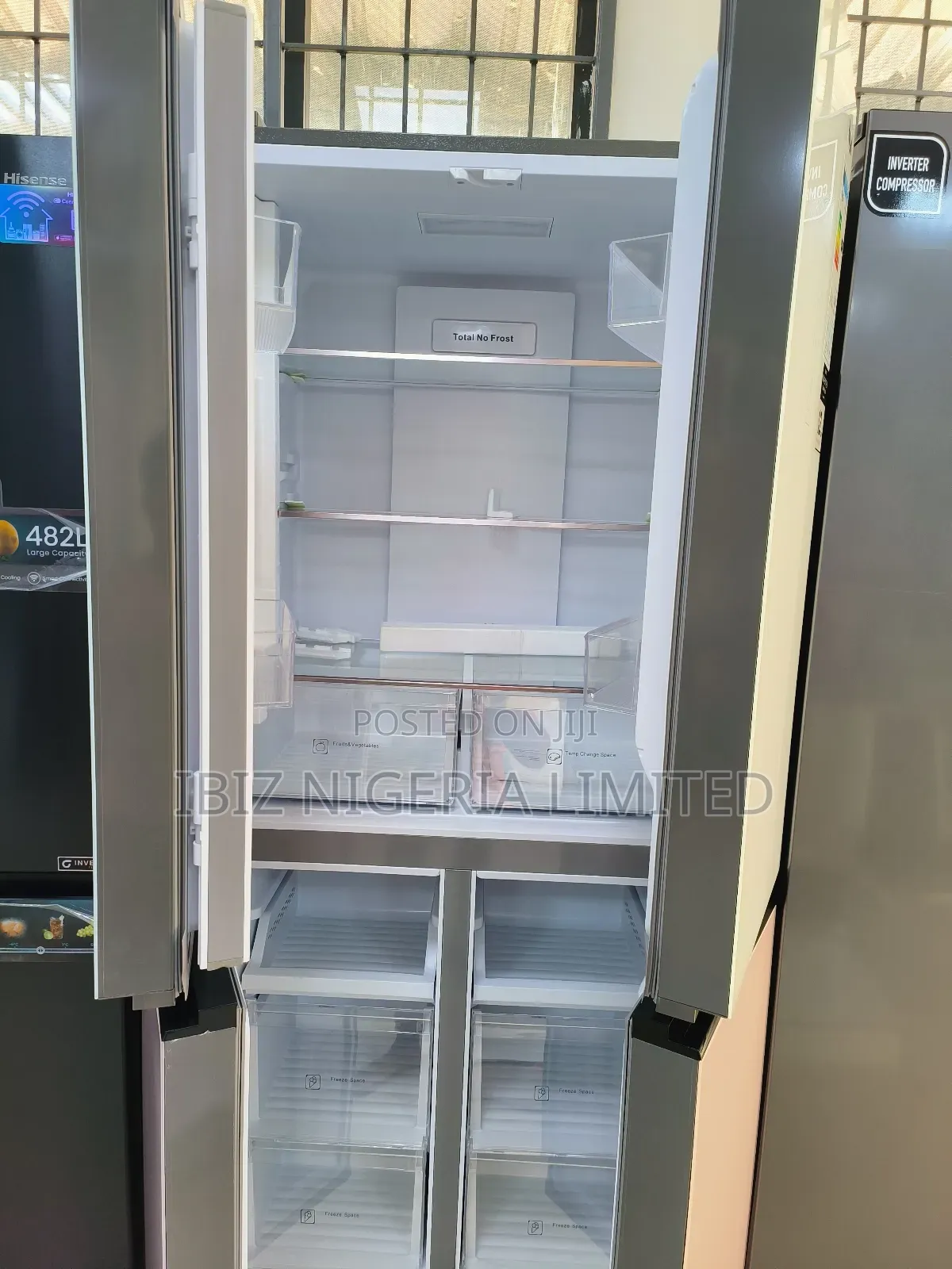 Royal Side By Side Fridge (550l)