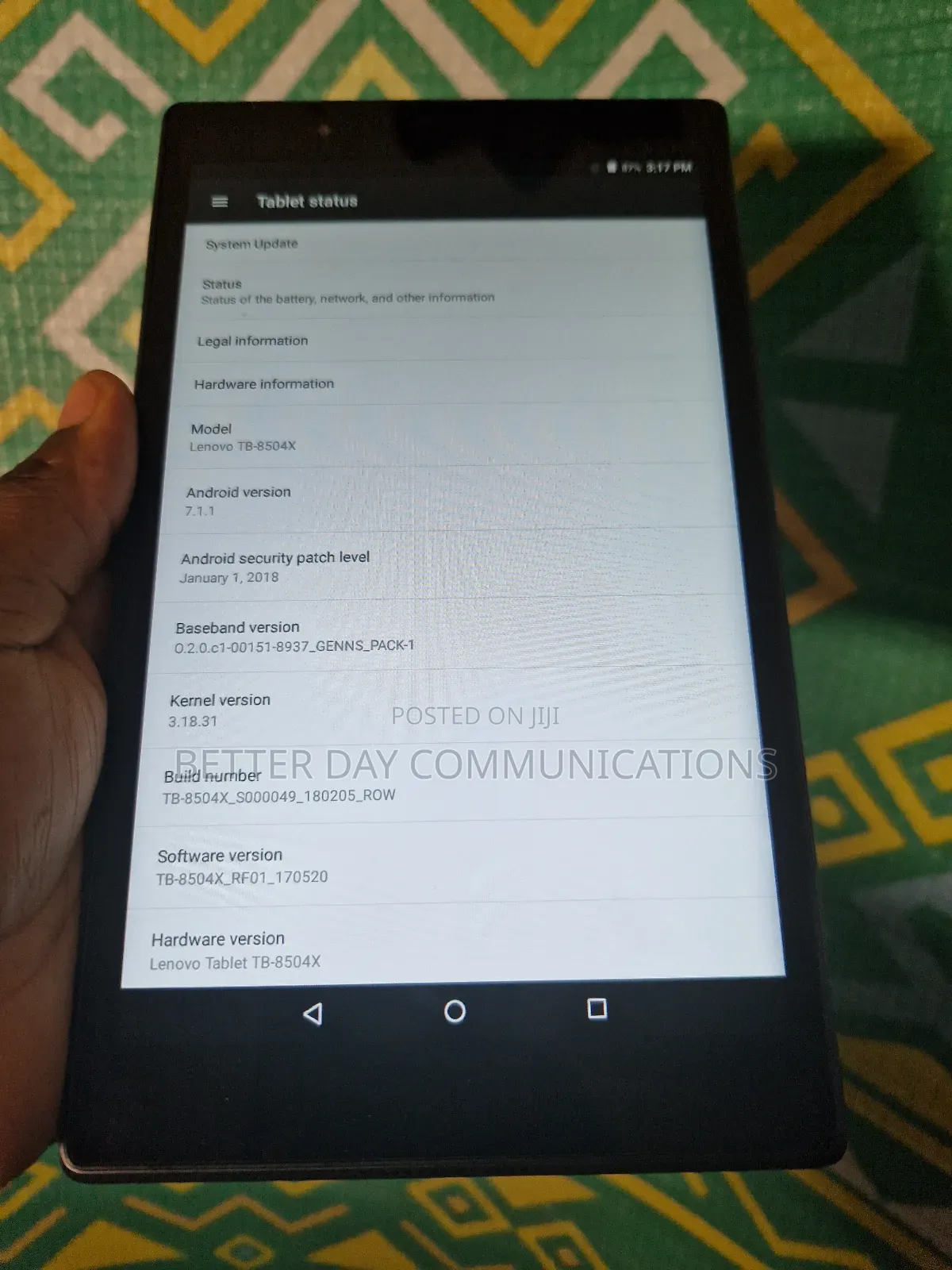 Lenovo Tab 4 8 16 GB Black