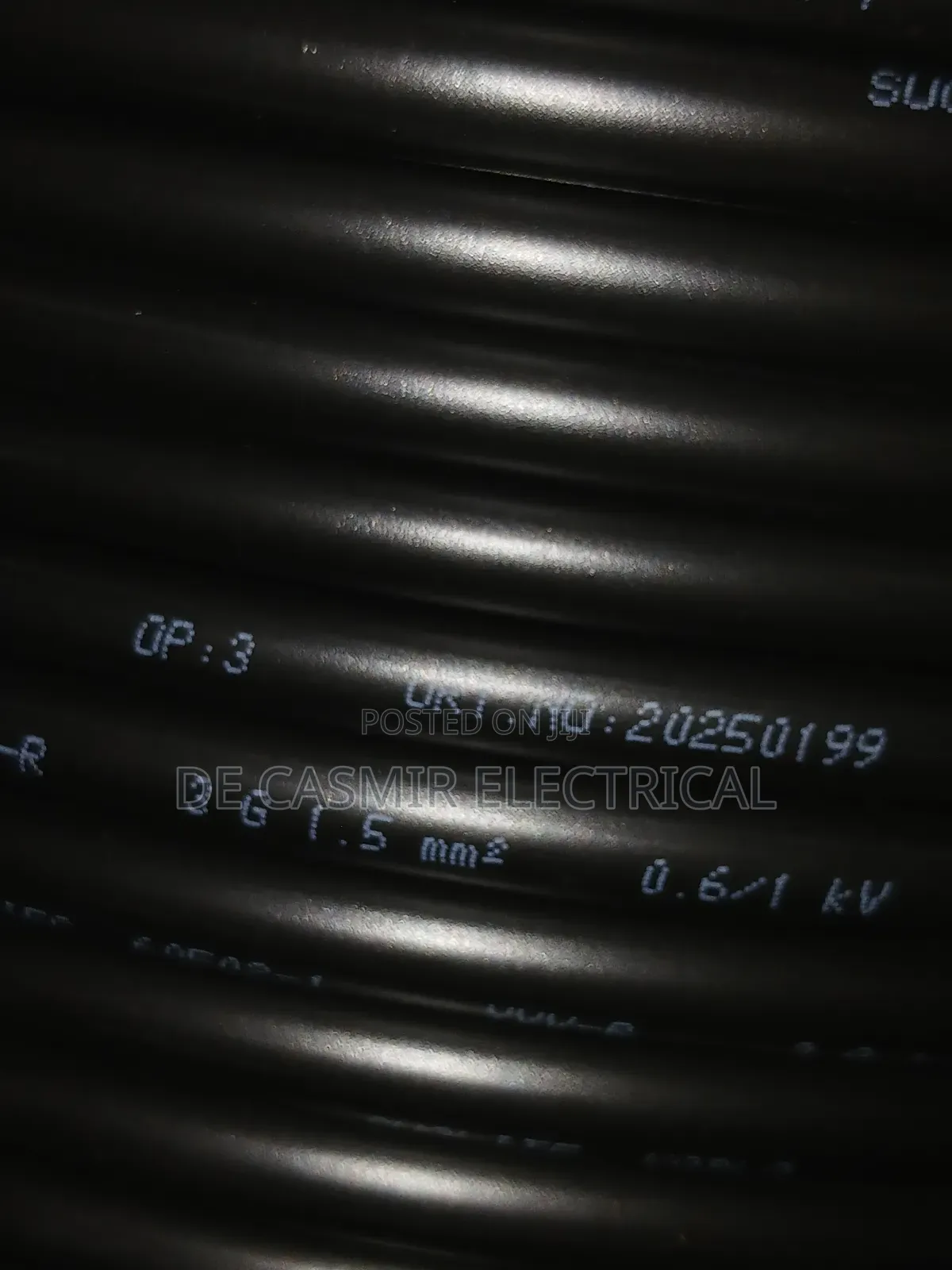 3x1.5mm2 PVC/ PVC Cable