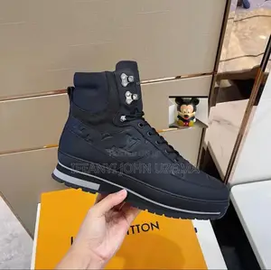 Louis Vuitton Designer Black Boot