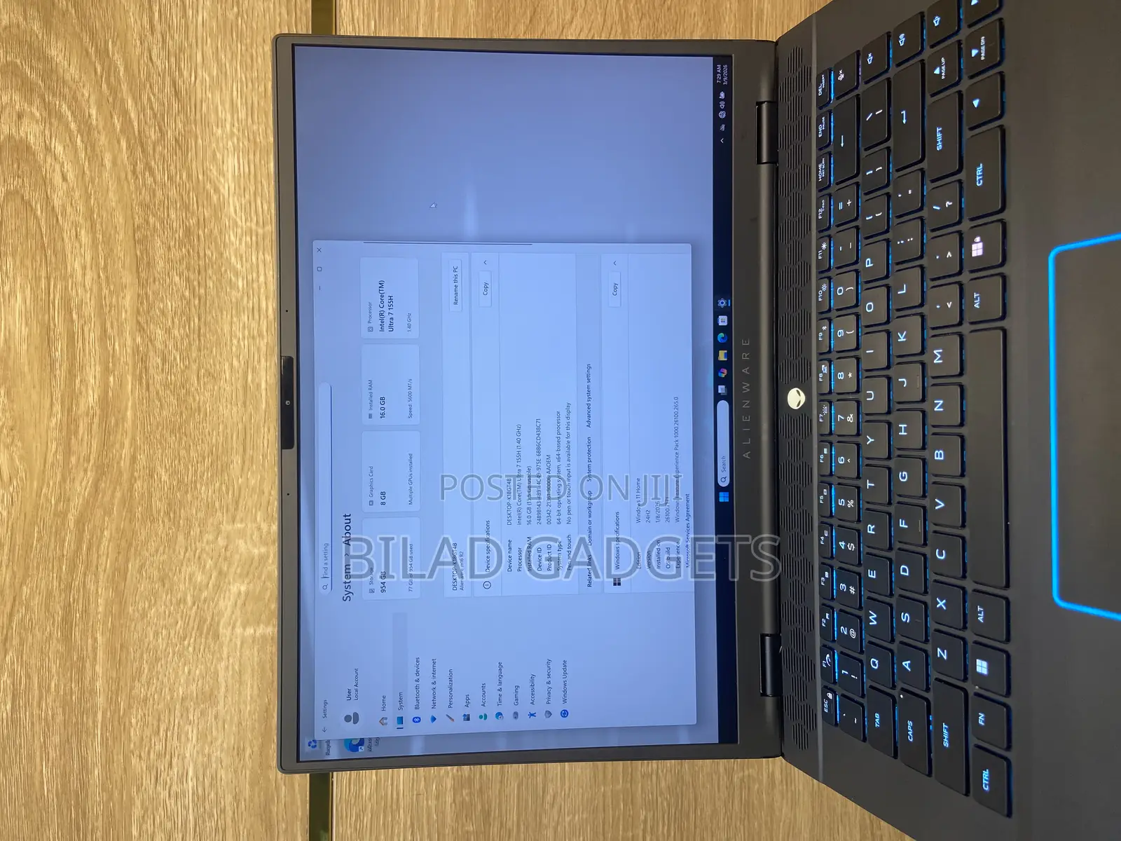Laptop Dell Alienware M16 R2 16GB Intel Core Ultra 7 SSD 1T