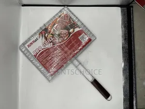 Portable BBQ Grill Net Clip - Silver