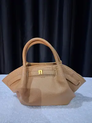 Women's Leather Brown Small Size Handbag
