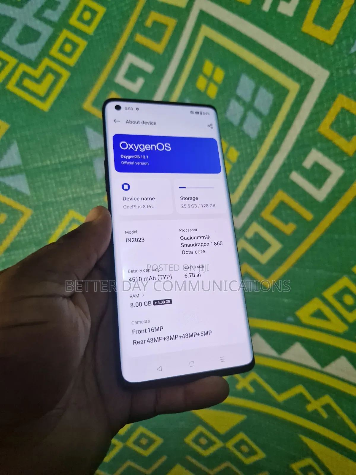 OnePlus 8 Pro 128 GB Black