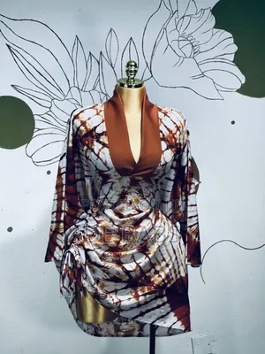 Beautiful Adire Dress