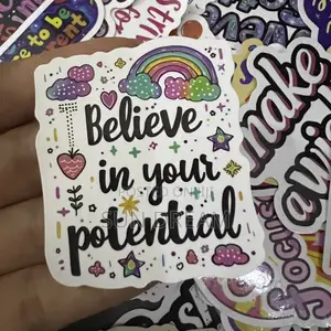 50 Pieces Self Esteem Stickers Self Confidence Sticker