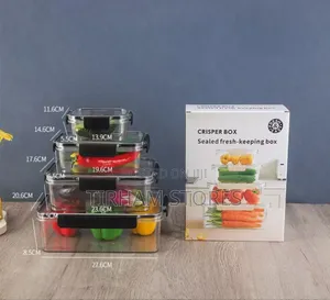 4pc Crisper Storage Bowls