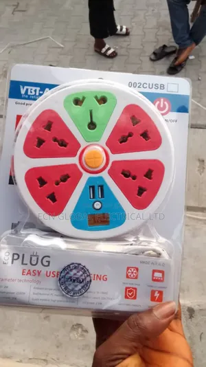 VBT U Power Extension Socket With Usb Ports–Multi Plug Surge Protector