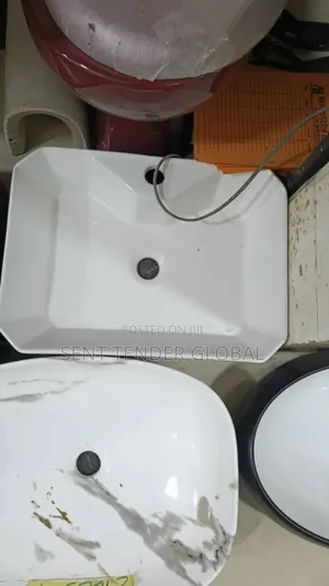 Good Quality Square White Cabinet Basin