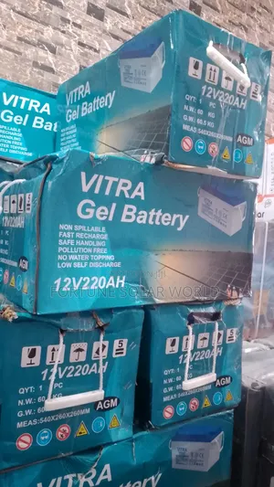 220ah 12v Vitra Solar Dry Cycle Battery