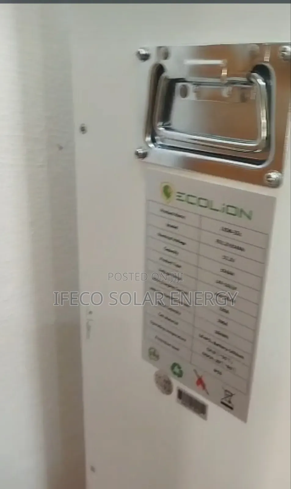 Ecolion Lithium Ion Battery 16kwh 51.2v