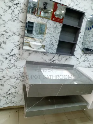 80cm Marble Cabinet With Storage Space
