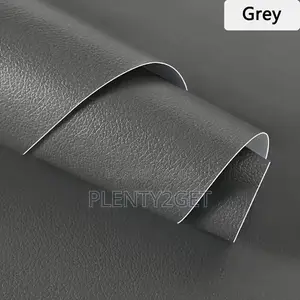 Self Adhesive PVC Faux Leather Patch, Used for Sofa, Car Seat, Grey