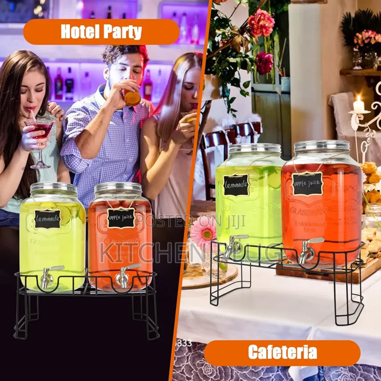 Master Chef Beverage Dispenser Set 『 4 Litre X 2 』