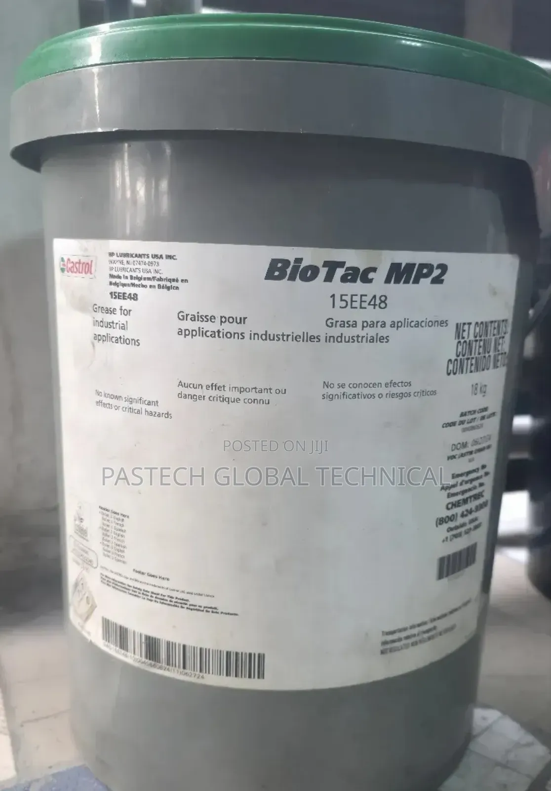 Biotac Mp 18kg Bucket of Castrol Biotac Mp2 - PASTECH GLOBAL TECHNICAL NIG. Price ...