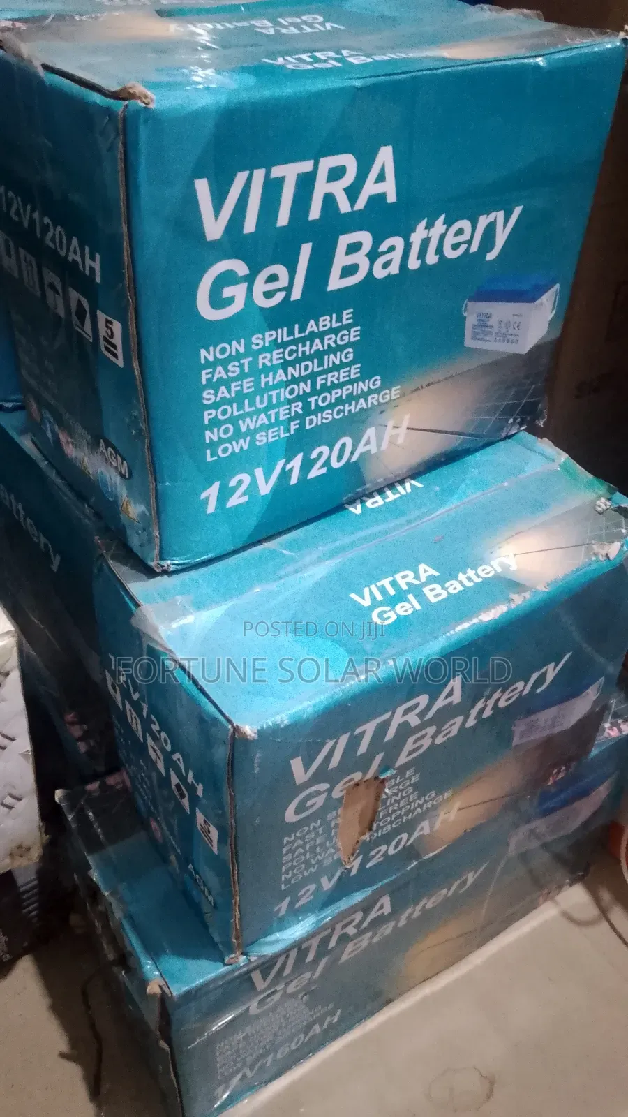 120ah 12v Vitra Solar Dry Cycle Battery