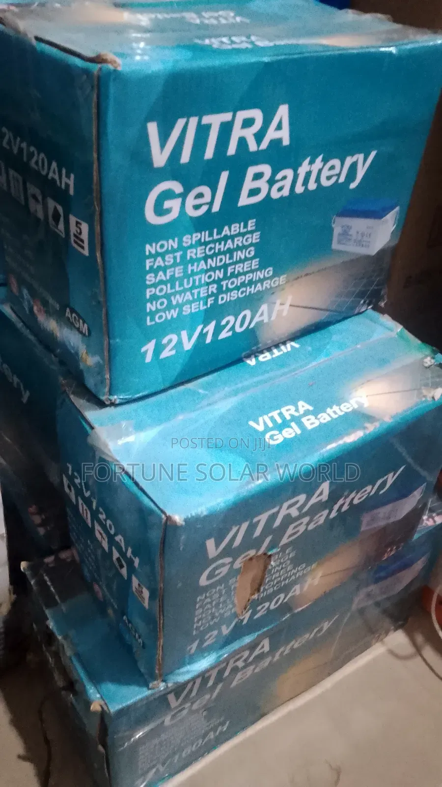 120ah 12v Vitra Solar Dry Cycle Battery
