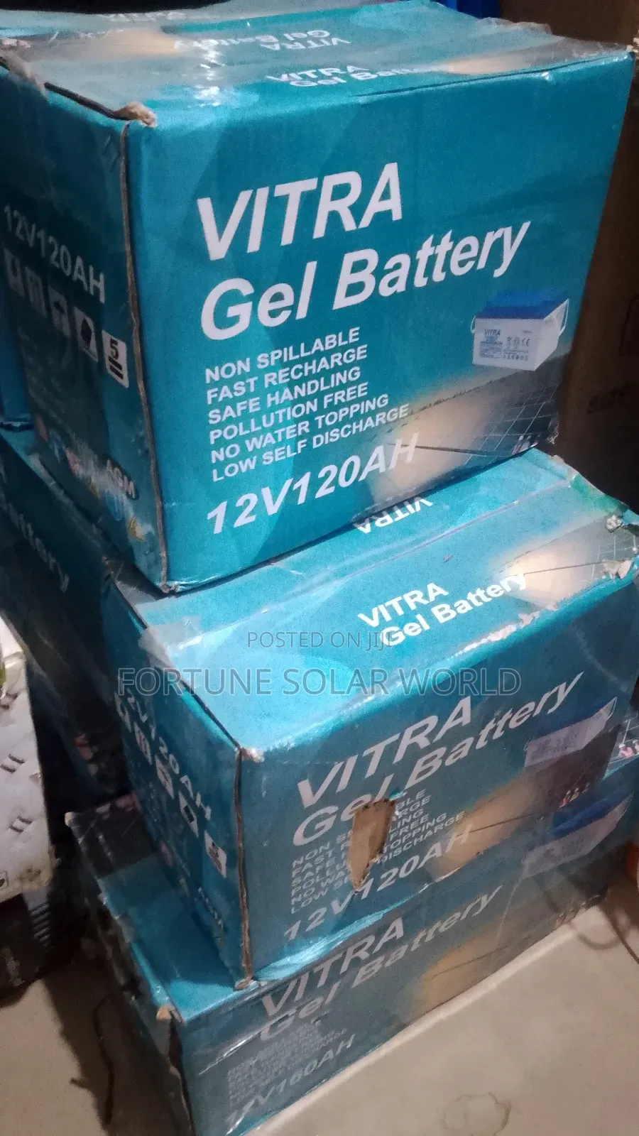 120ah 12v Vitra Solar Dry Cycle Battery
