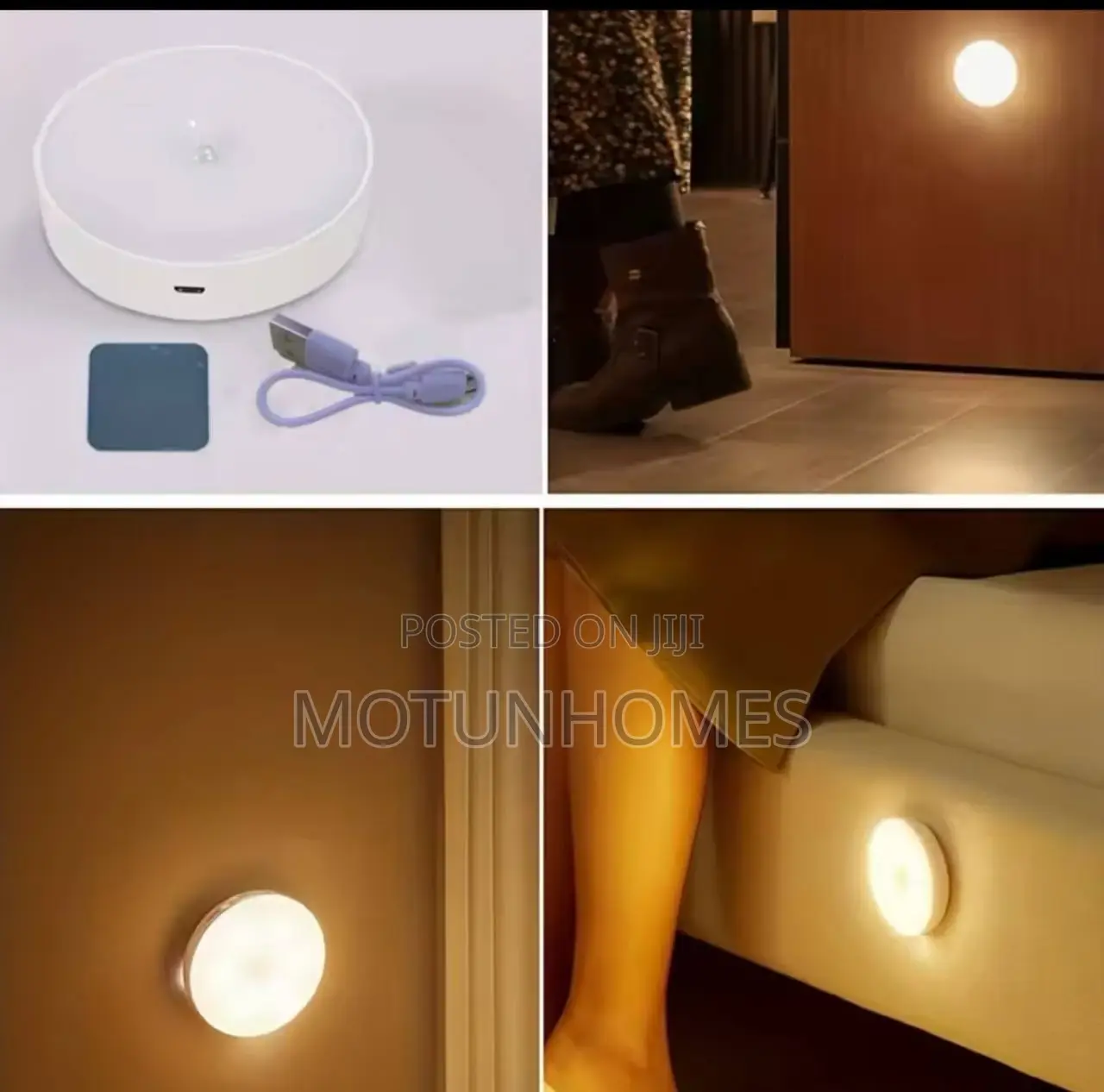 Led Lamp Warm Light Magnetic Night With Motion Sensor