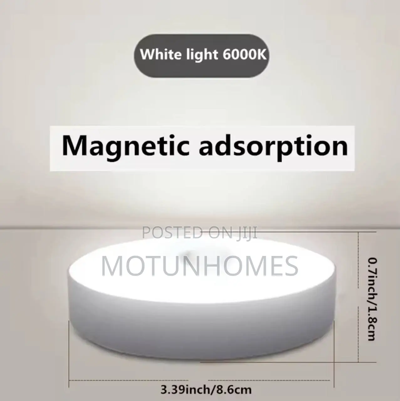 Led Lamp Warm Light Magnetic Night With Motion Sensor