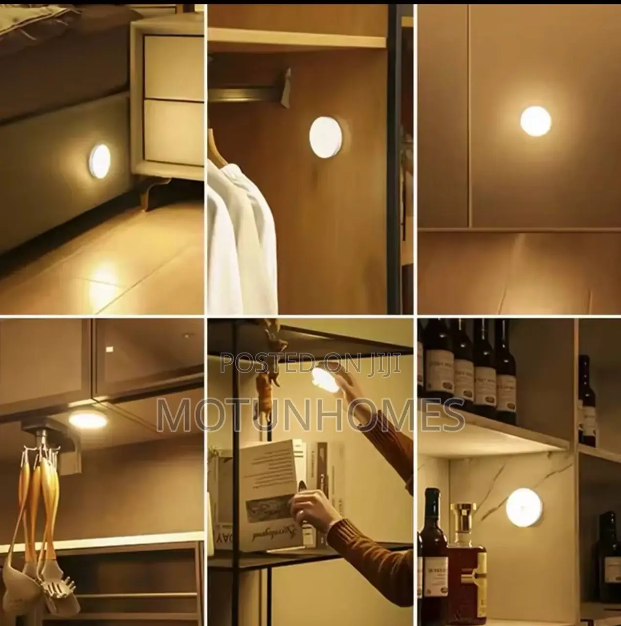 Led Lamp Warm Light Magnetic Night With Motion Sensor