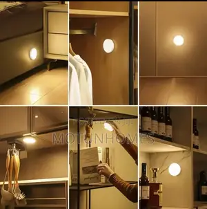 Led Lamp Warm Light Magnetic Night With Motion Sensor