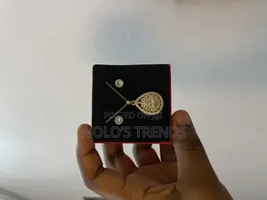 Solid Necklace and Earrings Set