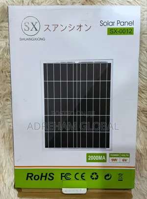 Solar Panel With Multiple Plugs to Charge Your Bulbs,Fan,Radio,Phones