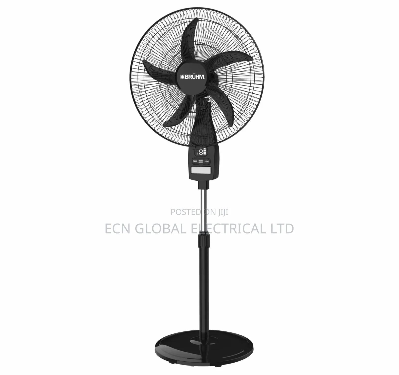 Hamtem Solar Standing Fan (Ac/Dc + Solar Panel)