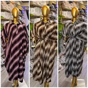 Collar Neck Pearl Bubu Dress