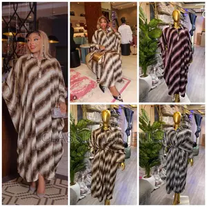 Collar Neck Pearl Bubu Dress