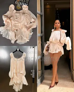 High Quality Irregular Sexy Ruffles Dress