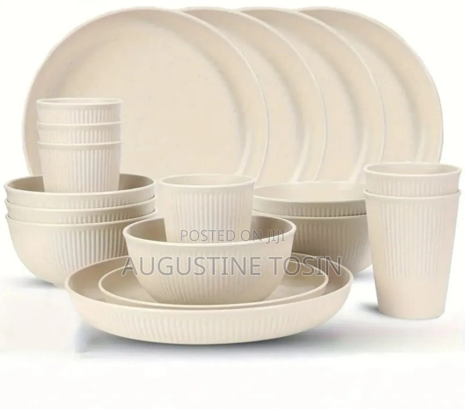 White Melamine Plates Sets