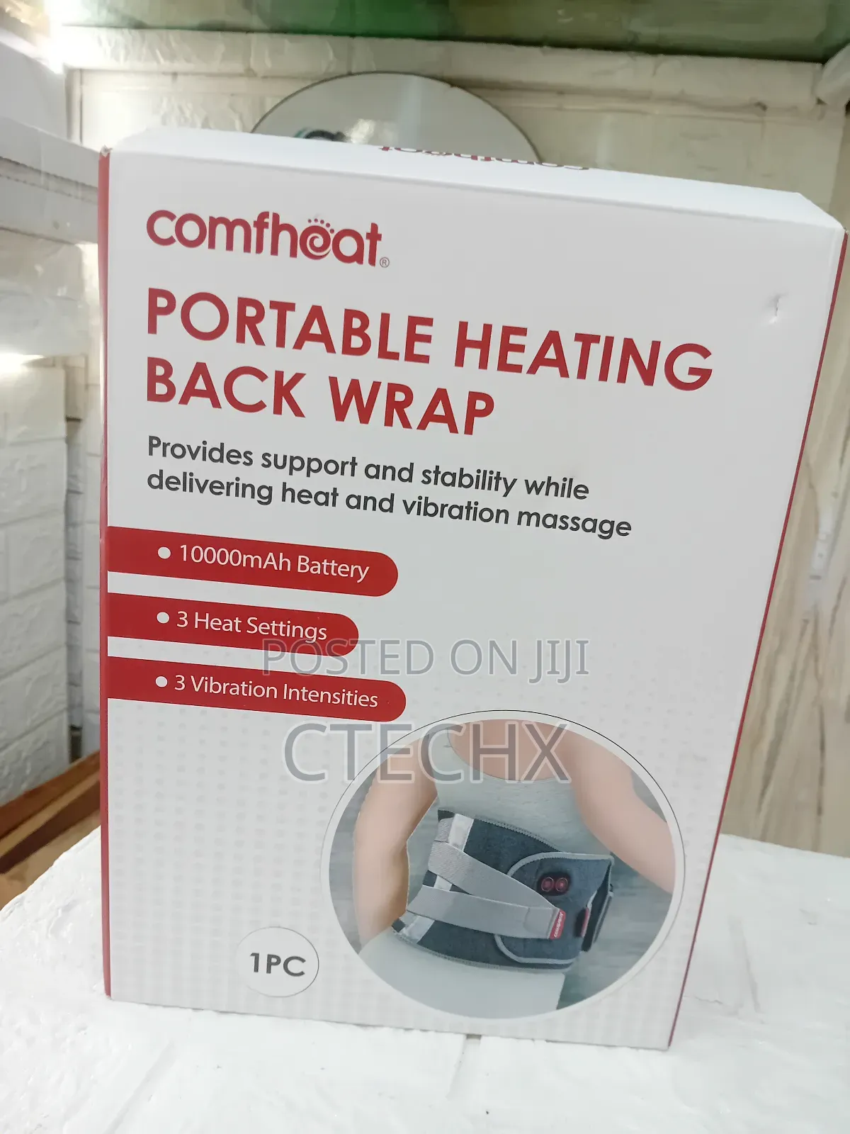 Cordless Back Massager For Pain Relief With 4 Support Splints 10000mah