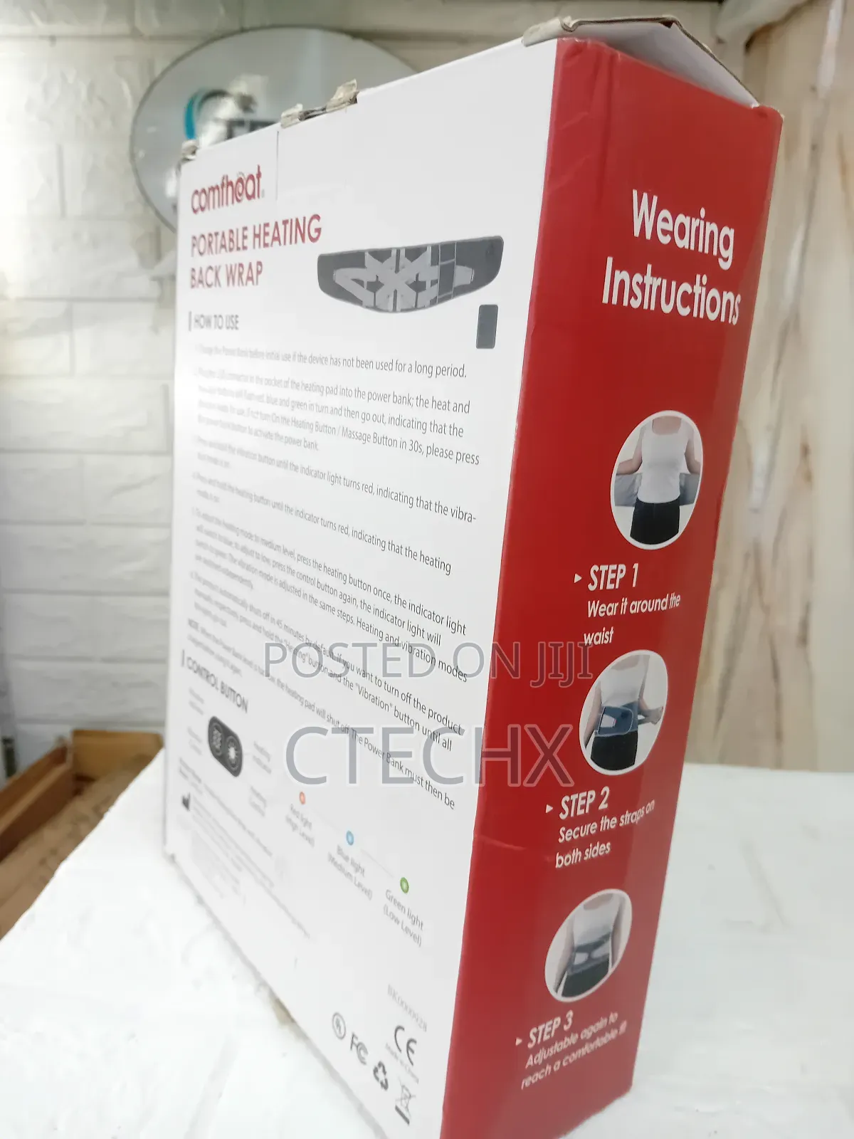 Cordless Back Massager For Pain Relief With 4 Support Splints 10000mah