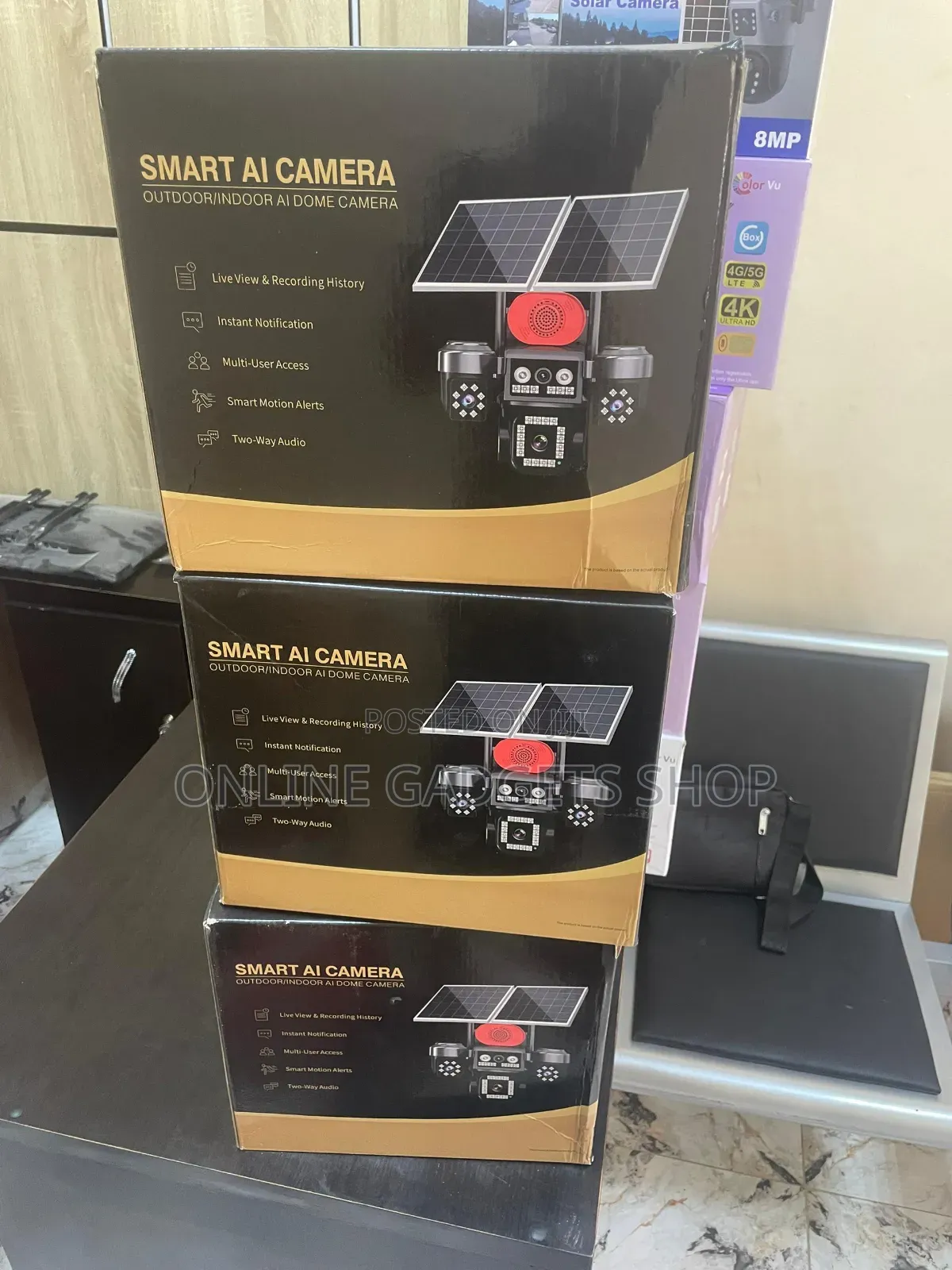 4 Lens CCTV Camera