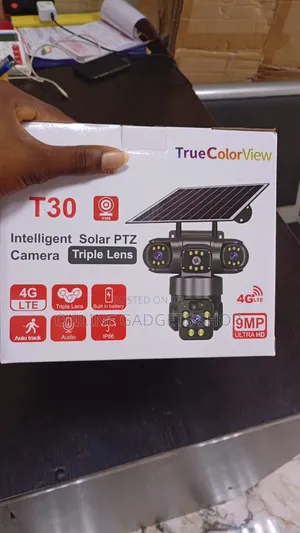 3 Lens CCTV Camera