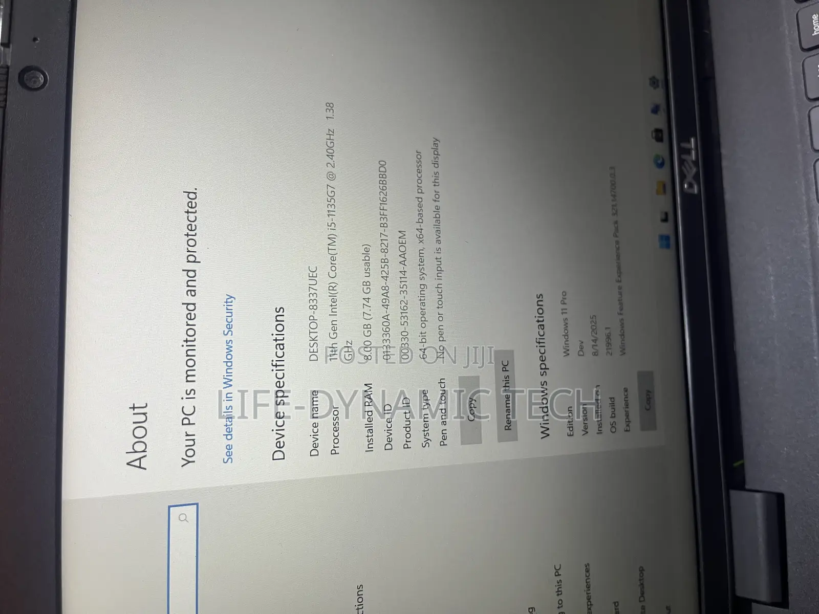 Laptop Dell Latitude 3520 8GB Intel Core i5 SSD 128GB