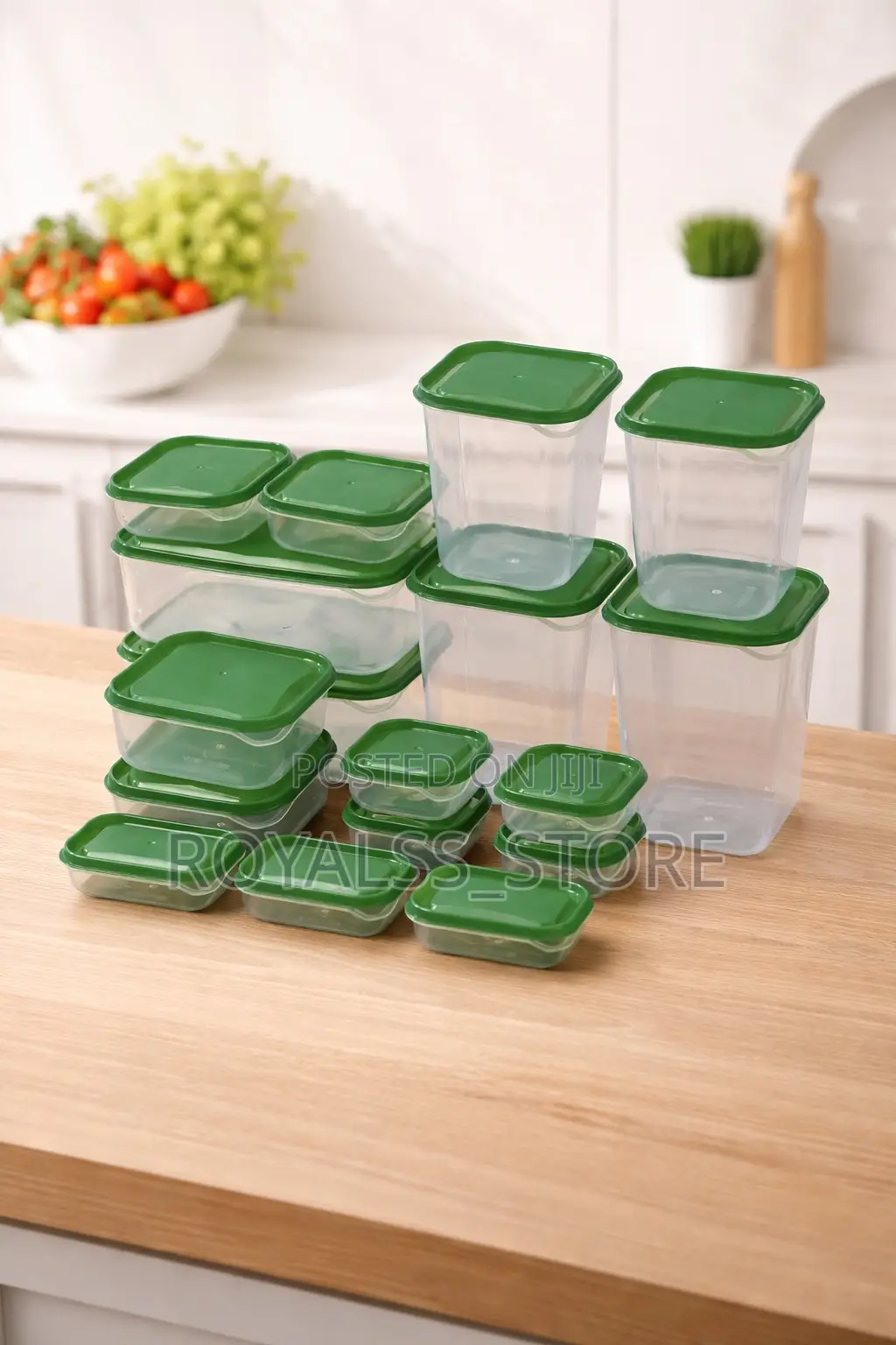 16pcs Food Storage Containers Kitchen Organizer Set